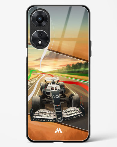 Pole Position Glass Case Phone Cover (Oppo)