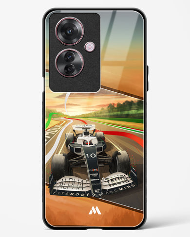 Pole Position Glass Case Phone Cover (Oppo)