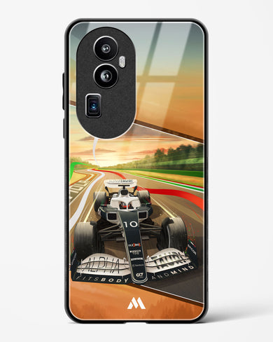 Pole Position Glass Case Phone Cover (Oppo)