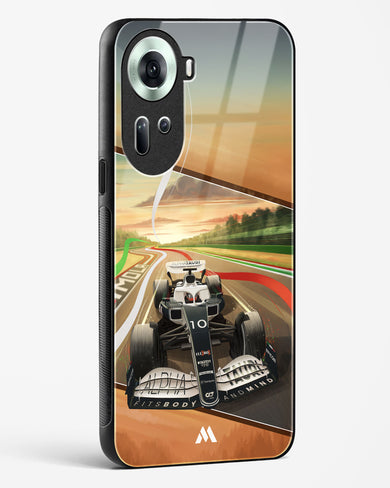 Pole Position Glass Case Phone Cover (Oppo)