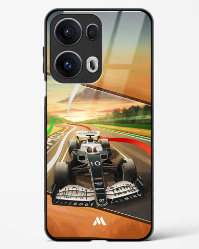 Pole Position Glass Case Phone Cover (Oppo)
