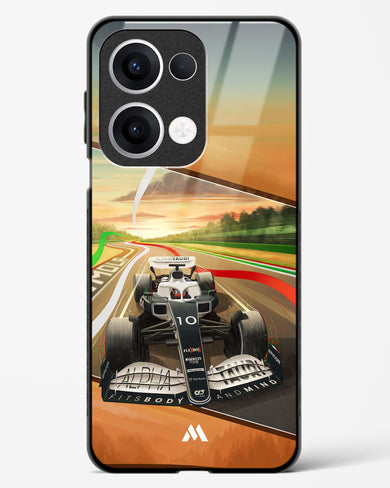 Pole Position Glass Case Phone Cover (Oppo)