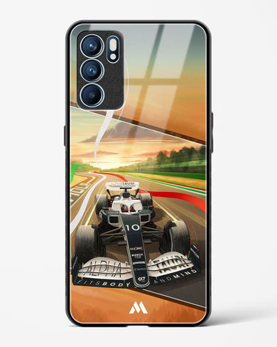 Pole Position Glass Case Phone Cover (Oppo)