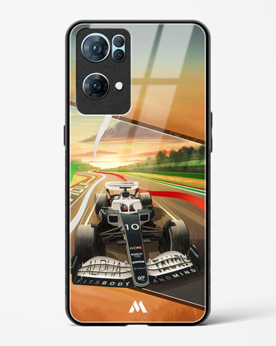 Pole Position Glass Case Phone Cover (Oppo)