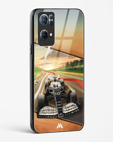 Pole Position Glass Case Phone Cover (Oppo)