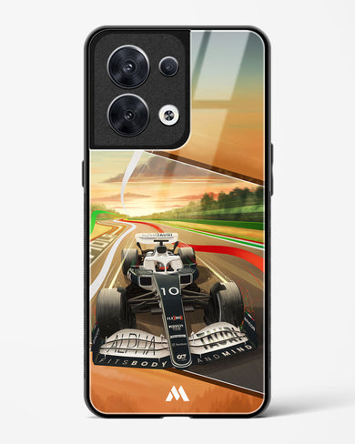 Pole Position Glass Case Phone Cover (Oppo)