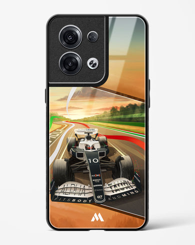 Pole Position Glass Case Phone Cover (Oppo)