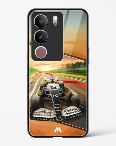 Pole Position Glass Case Phone Cover (Vivo)