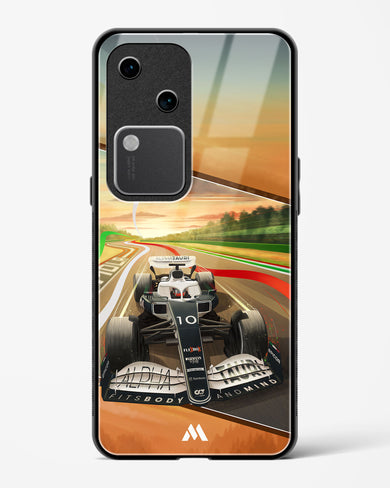 Pole Position Glass Case Phone Cover (Vivo)