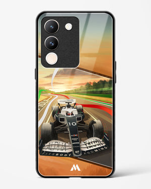 Pole Position Glass Case Phone Cover (Vivo)