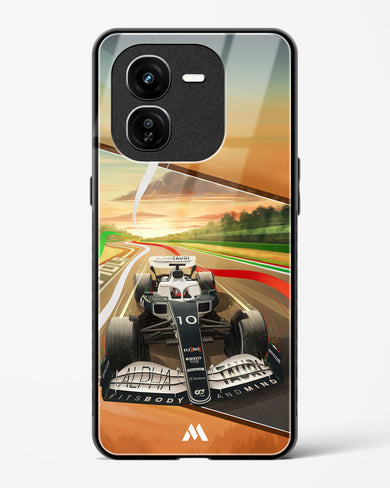 Pole Position Glass Case Phone Cover (Vivo)