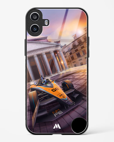 Heritage Velocity Glass Case Phone Cover (Nothing)