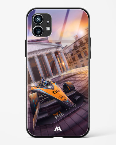 Heritage Velocity Glass Case Phone Cover (Nothing)