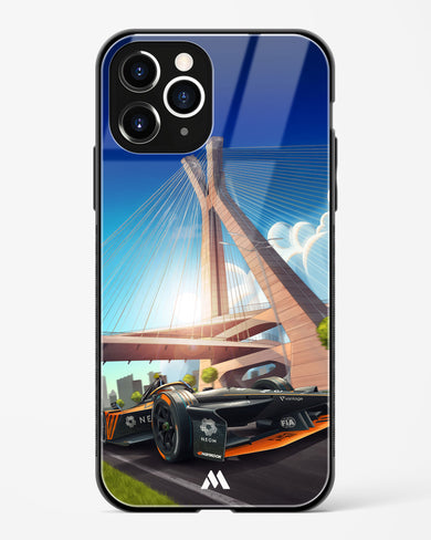 Skyline Surge Glass Case Phone Cover (Apple)