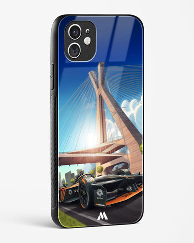 Skyline Surge Glass Case Phone Cover (Apple)