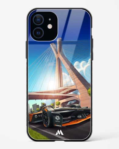 Skyline Surge Glass Case Phone Cover (Apple)