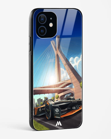 Skyline Surge Glass Case Phone Cover (Apple)