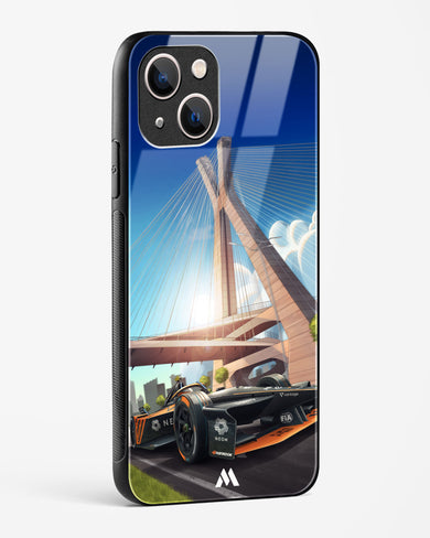 Skyline Surge Glass Case Phone Cover (Apple)