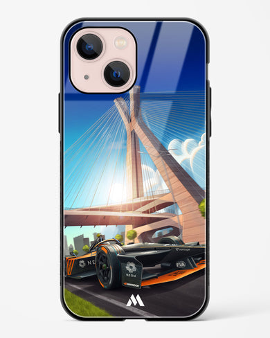 Skyline Surge Glass Case Phone Cover (Apple)