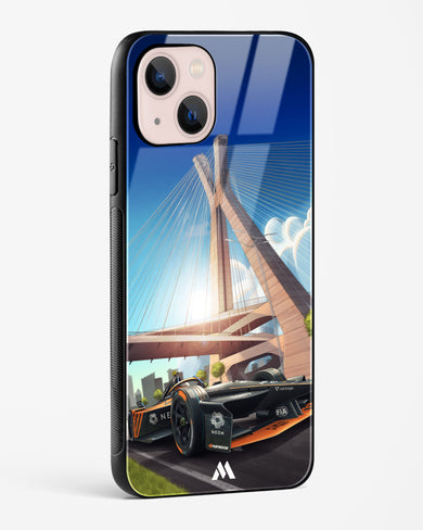 Skyline Surge Glass Case Phone Cover (Apple)