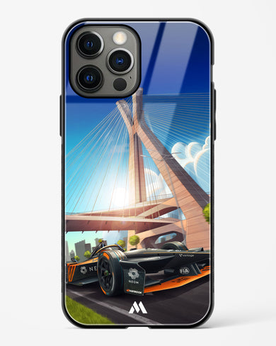 Skyline Surge Glass Case Phone Cover (Apple)