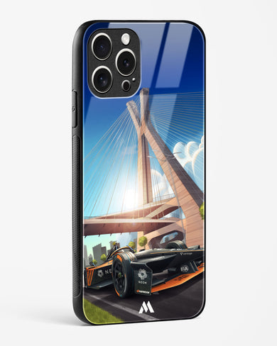 Skyline Surge Glass Case Phone Cover (Apple)