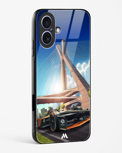 Skyline Surge Glass Case Phone Cover (Apple)