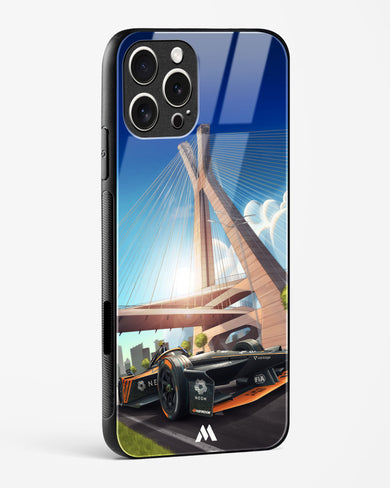 Skyline Surge Glass Case Phone Cover (Apple)