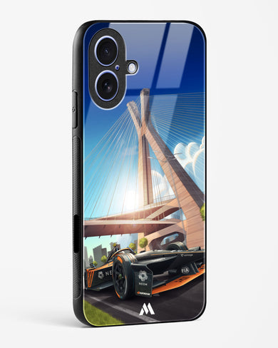 Skyline Surge Glass Case Phone Cover (Apple)