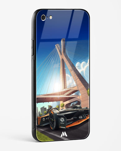 Skyline Surge Glass Case Phone Cover (Apple)