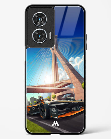 Skyline Surge Glass Case Phone Cover (Motorola)