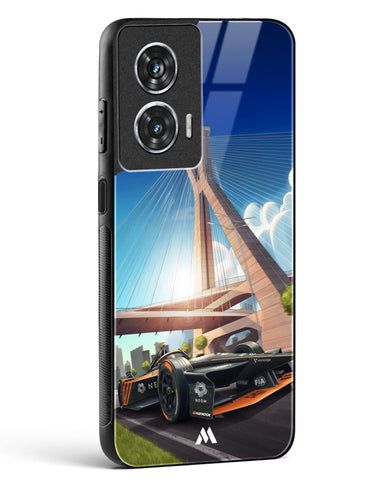 Skyline Surge Glass Case Phone Cover (Motorola)