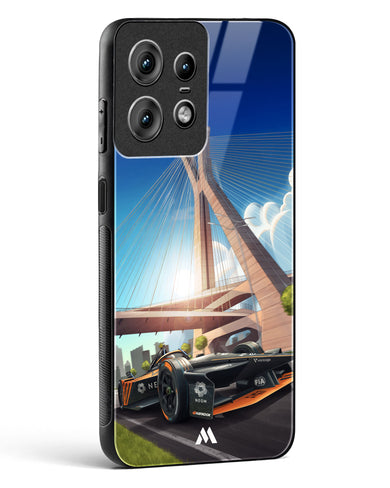 Skyline Surge Glass Case Phone Cover (Motorola)