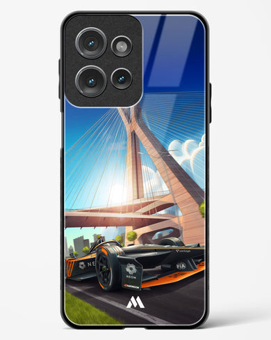 Skyline Surge Glass Case Phone Cover (Motorola)