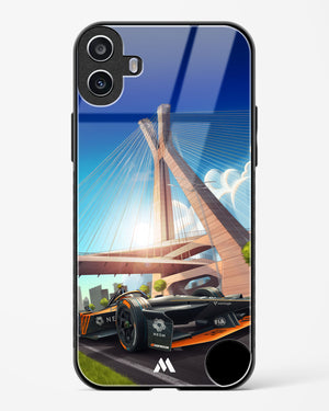 Skyline Surge Glass Case Phone Cover (Nothing)