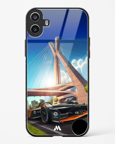 Skyline Surge Glass Case Phone Cover (Nothing)