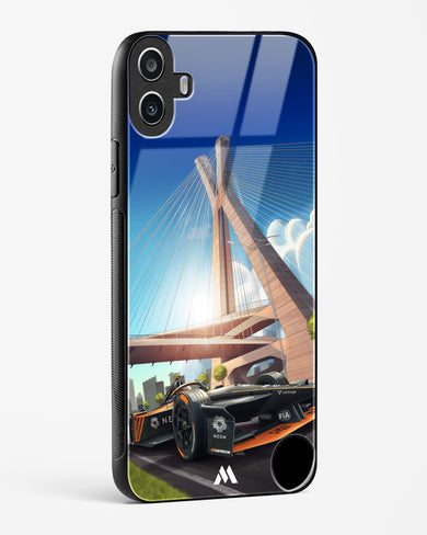 Skyline Surge Glass Case Phone Cover (Nothing)