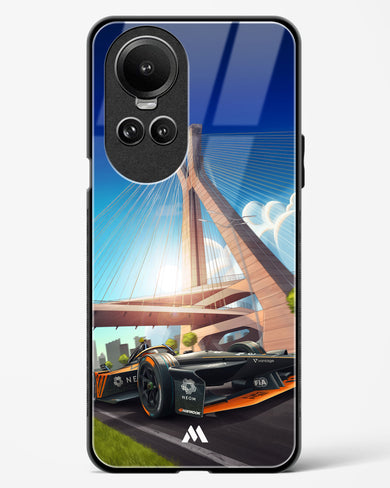 Skyline Surge Glass Case Phone Cover (Oppo)