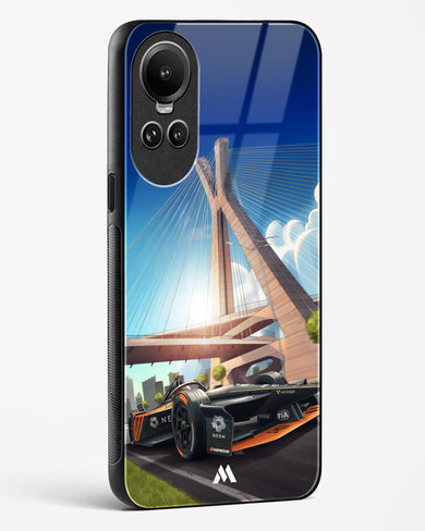 Skyline Surge Glass Case Phone Cover (Oppo)