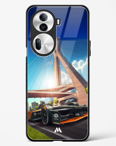 Skyline Surge Glass Case Phone Cover (Oppo)