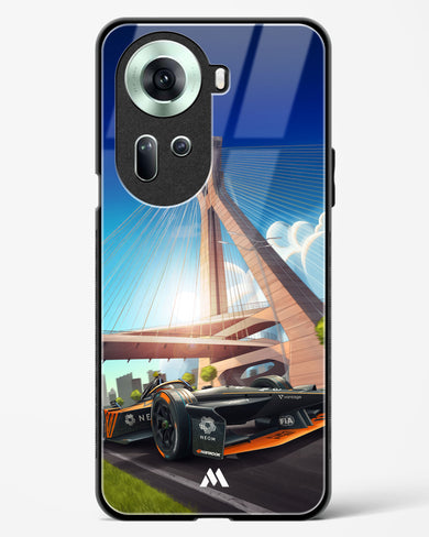 Skyline Surge Glass Case Phone Cover (Oppo)