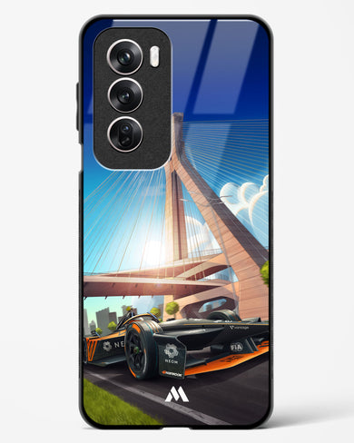 Skyline Surge Glass Case Phone Cover (Oppo)