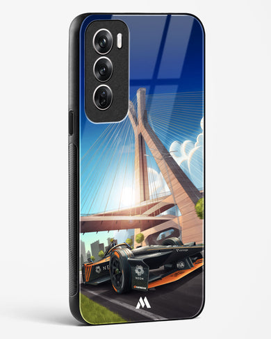 Skyline Surge Glass Case Phone Cover (Oppo)