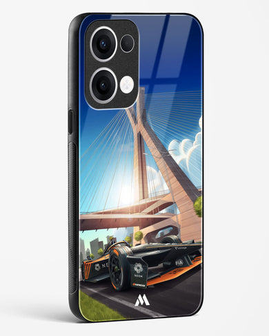 Skyline Surge Glass Case Phone Cover (Oppo)