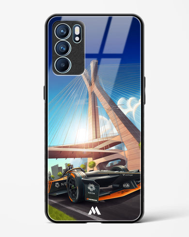 Skyline Surge Glass Case Phone Cover (Oppo)