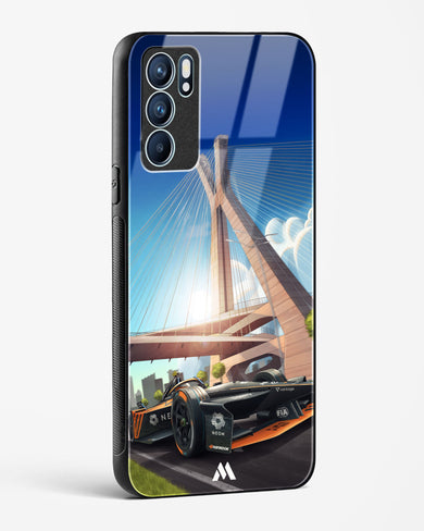 Skyline Surge Glass Case Phone Cover (Oppo)