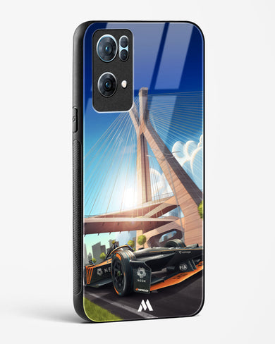 Skyline Surge Glass Case Phone Cover (Oppo)