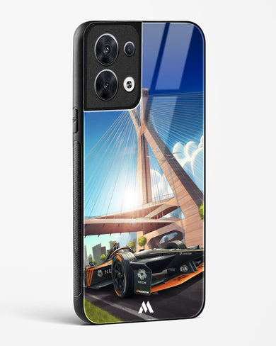 Skyline Surge Glass Case Phone Cover (Oppo)