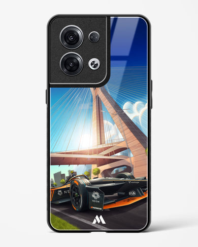 Skyline Surge Glass Case Phone Cover (Oppo)