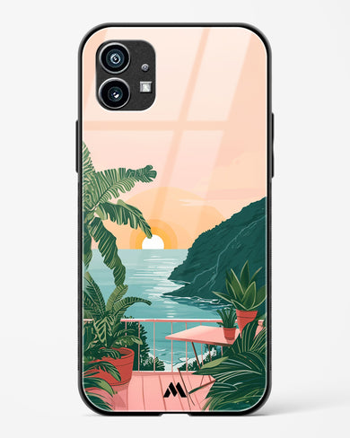 Coastal Calm Glass Case Phone Cover (Nothing)
